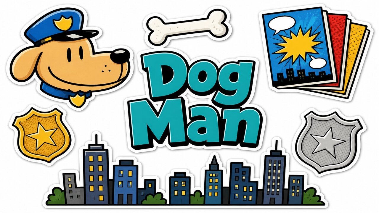 Comics Dog Man custom cursor collection preview