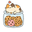 Cookie Jar Cream Cat pointer cursor