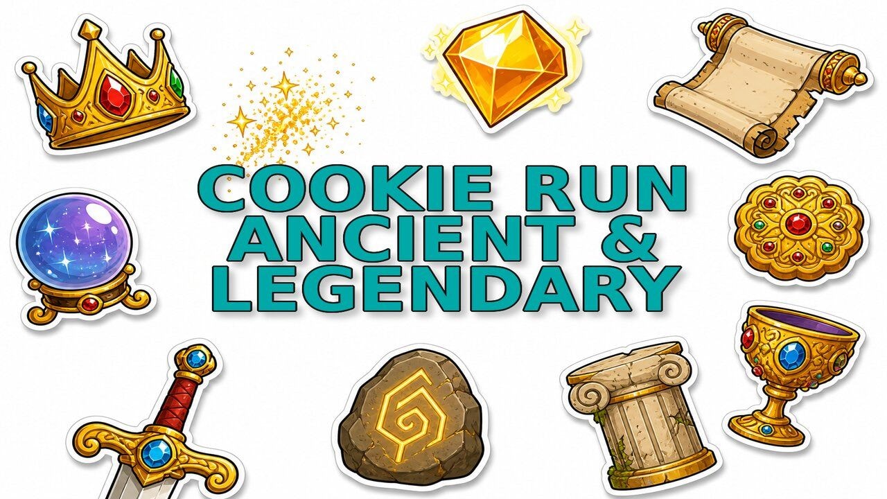 Cookie Run Ancient & Legendary custom cursor collection preview