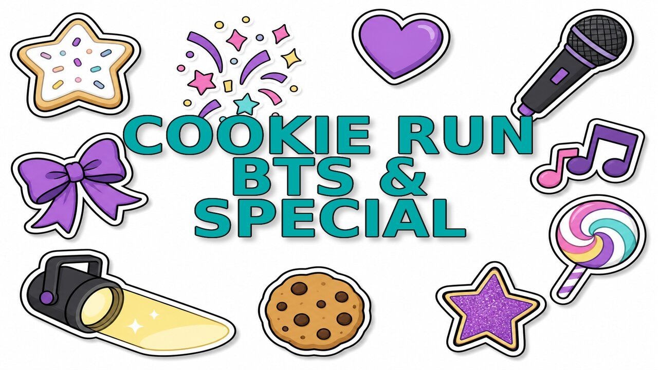 Cookie Run BTS & Special custom cursor collection preview
