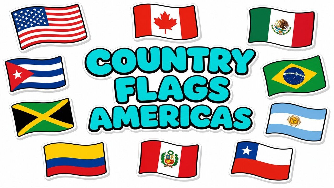 Country Flags Americas custom cursor collection preview