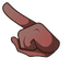 Cowboy Crewmate pointer cursor