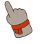 Cozy Autumn Scarf Cat Cursor pointer cursor