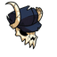 Cracked Cap Skull Cursor default cursor