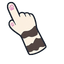 Cream Tabby Paw Cursor pointer cursor