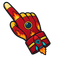Crimson Ember Rocket pointer cursor