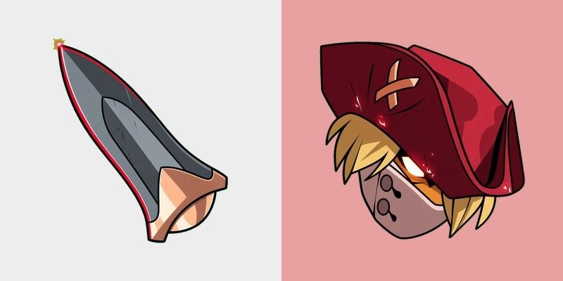 Crimson Lucien Dagger Cursor