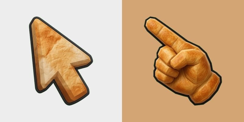 Croissant Bird Cursor