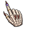 Crystal Skull Necromancy Cursor pointer cursor
