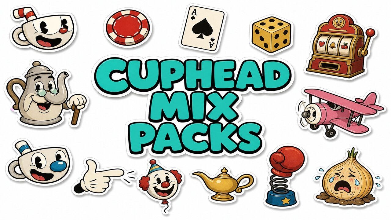 Cuphead Mix Packs custom cursor collection preview