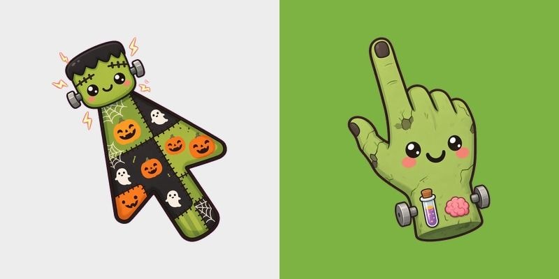 Cute Frankenstein Cursor