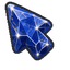 Cute Lapis Crystal Gold default cursor