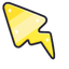 Cute Lemon Drop Bolt default cursor