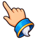 Cute Magic Wing Wizard pointer cursor
