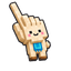Cute Minecraft Llama pointer cursor