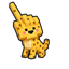 Cute Minecraft Ocelot pointer cursor
