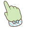 Cute Mint Bird Spoon pointer cursor