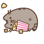 Cute Pusheen Popcorn default cursor