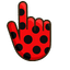 Red Black Ladybug pointer cursor