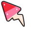 Cute Strawberry Bolt default cursor