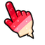 Cute Strawberry Bolt pointer cursor