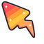 Cute Sunset Bolt default cursor