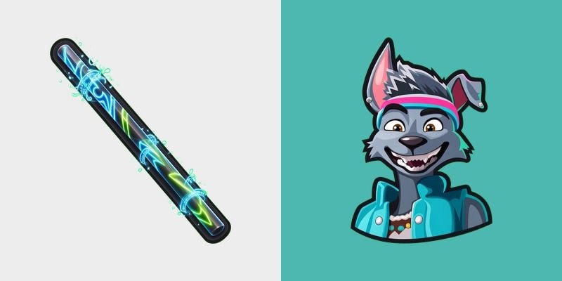 Cyber Teal Raww Stick