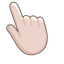 Resene Dawn Pink pointer cursor