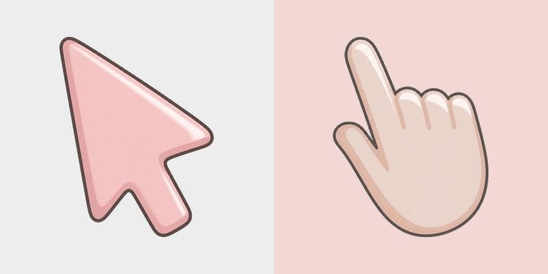Resene Dawn Pink cursor preview