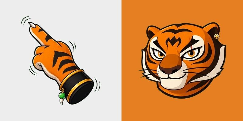 Ember Tigress Claw Cursor