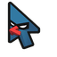 Facet Shark Arrow Cursor default cursor