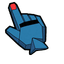 Facet Shark Arrow Cursor pointer cursor