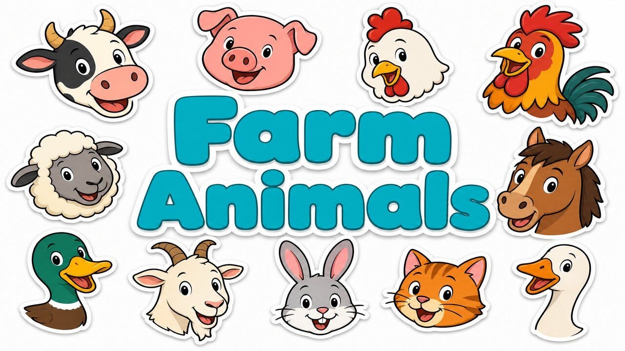 Farm Animals custom cursor collection preview