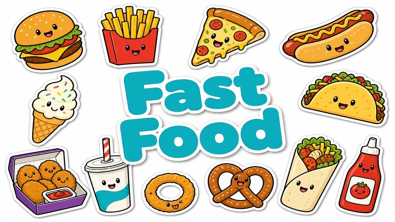 Fast Food custom cursor collection preview