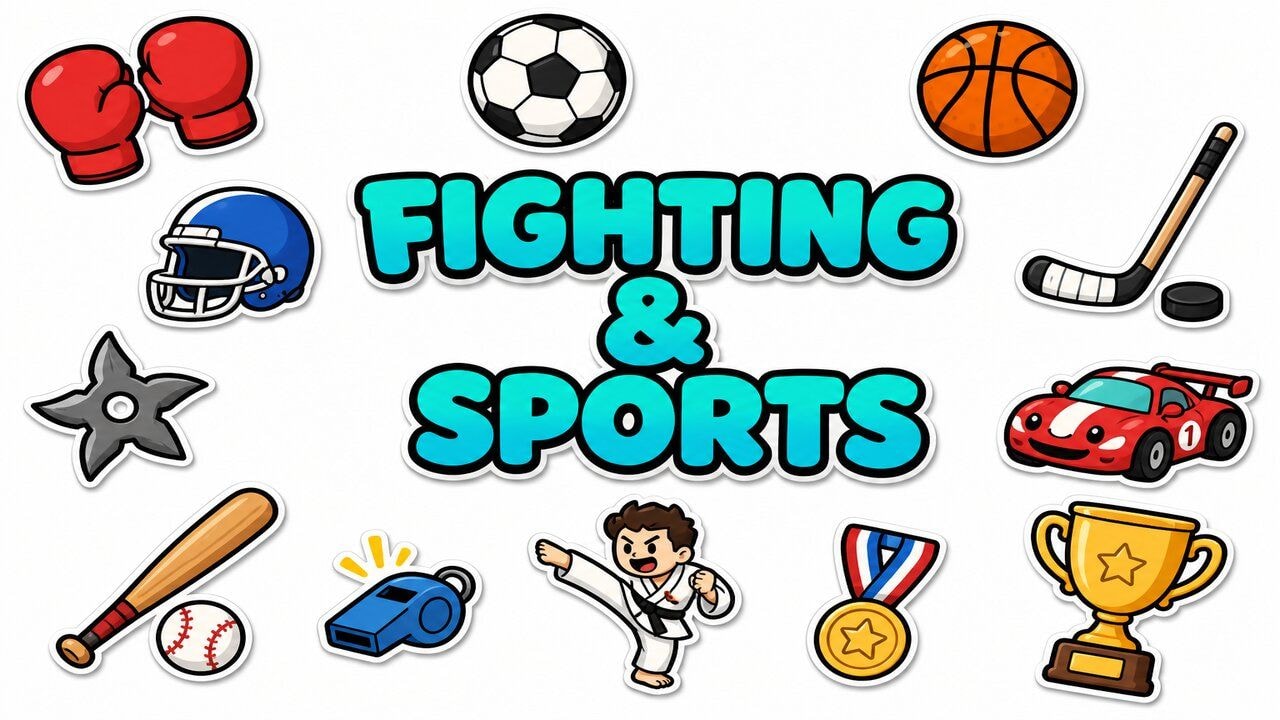 Fighting & Sports custom cursor collection preview