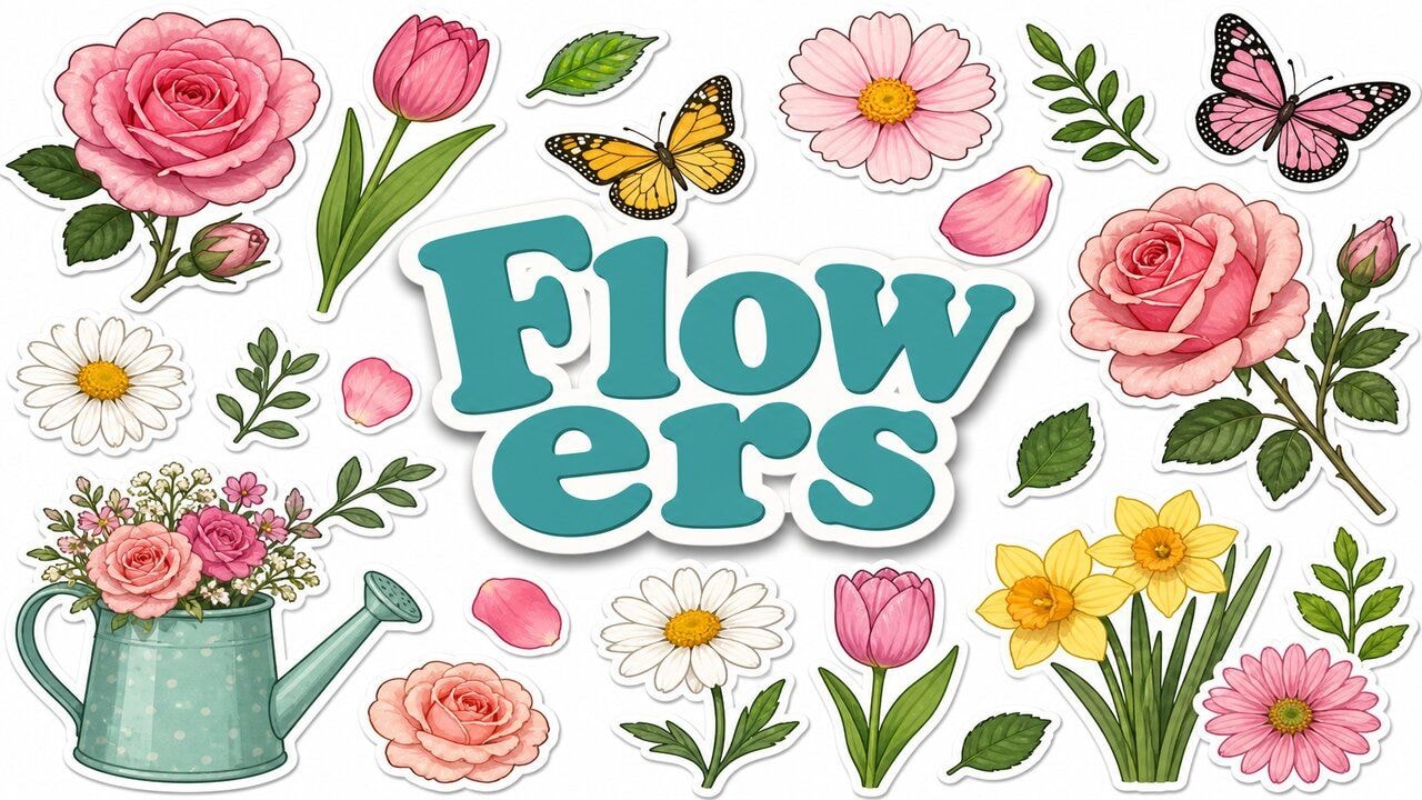 Flowers Mix Packs custom cursor collection preview