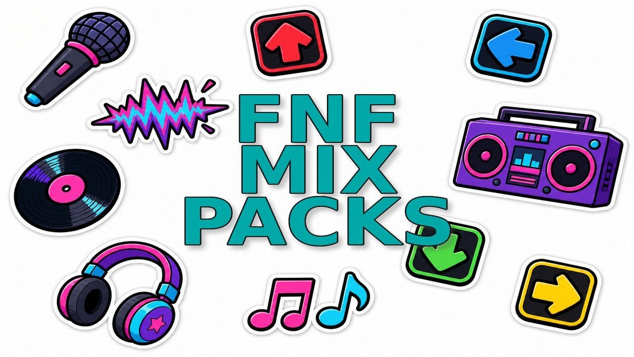 FNF Mix Packs custom cursor collection preview