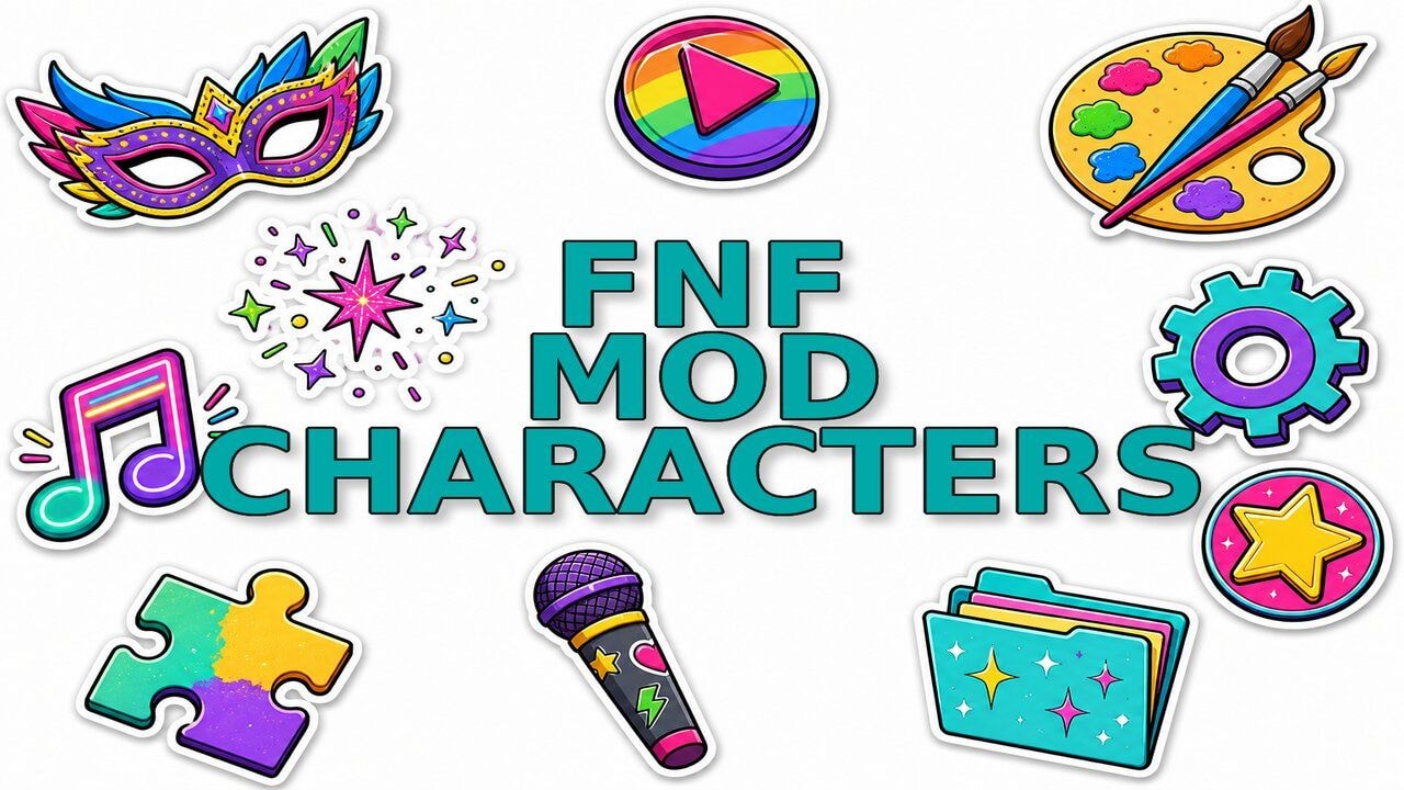 FNF Mod Characters custom cursor collection preview