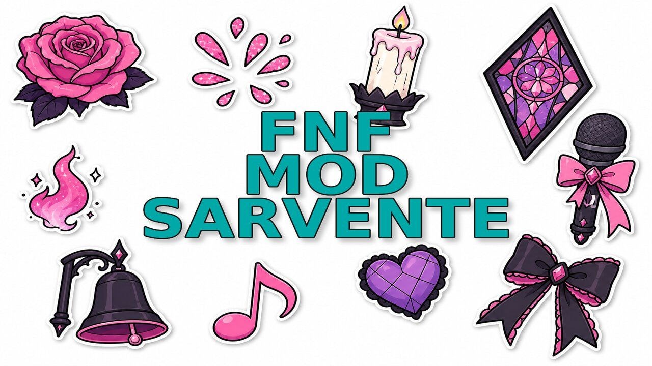 FNF Mod Sarvente custom cursor collection preview