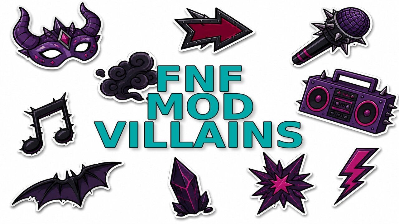 FNF Mod Villains custom cursor collection preview