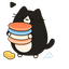 Foam Tuxedo Cat default cursor