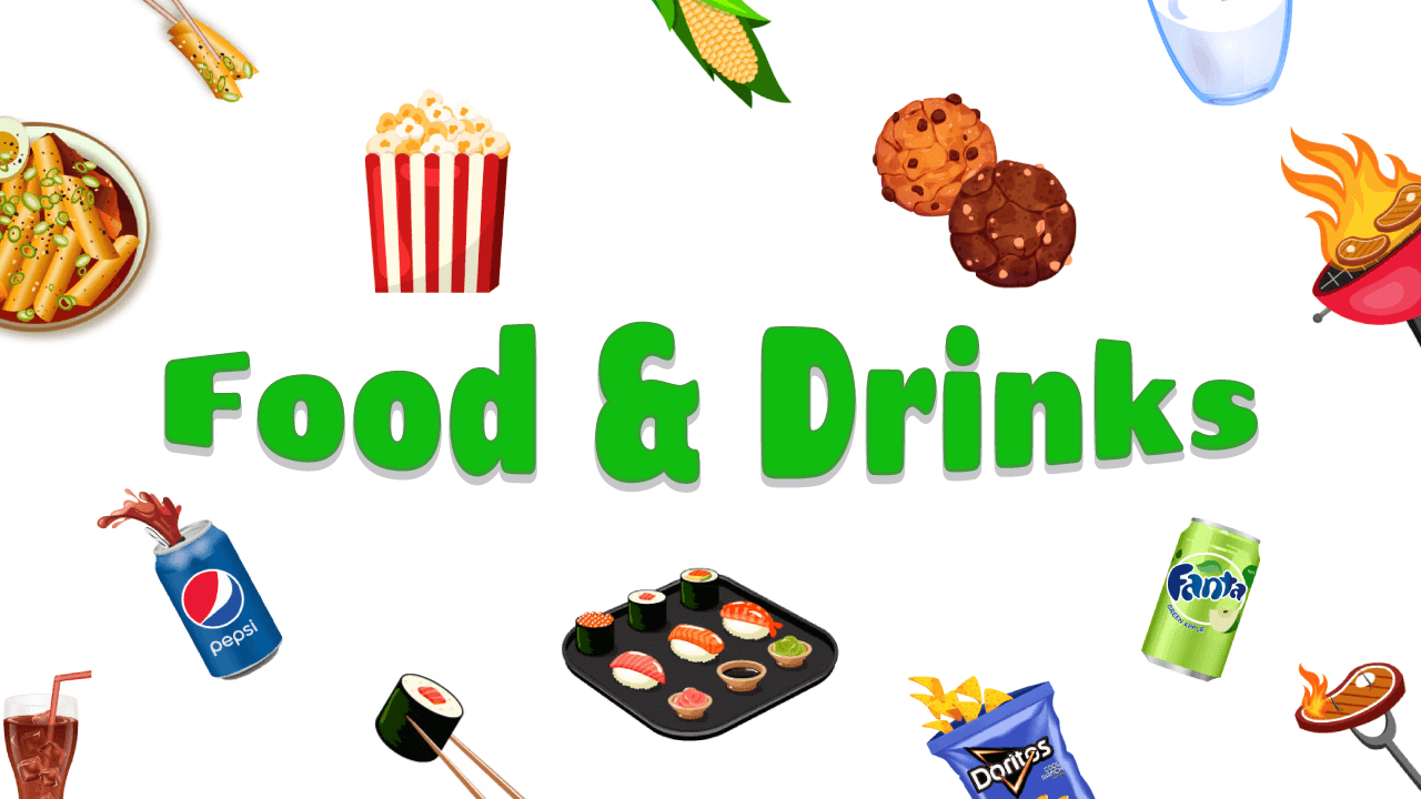Food & Drinks custom cursor collection preview