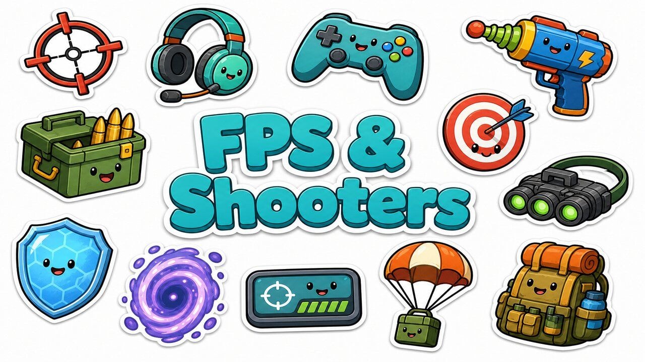 FPS & Shooters custom cursor collection preview