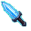 Frost Crystal Dagger Cursor pointer cursor
