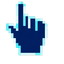 Frost Ice Pixel Cursor pointer cursor