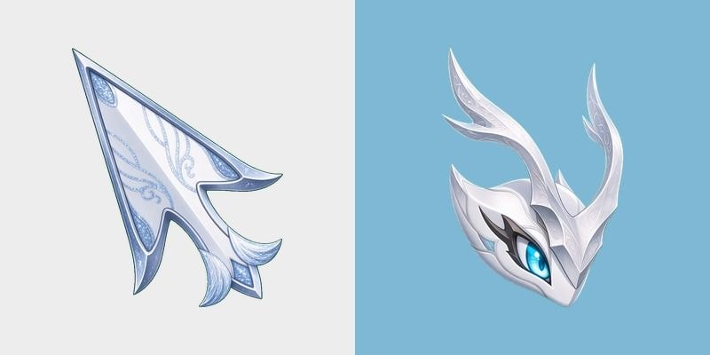 Frost Silver Wolf Cursor