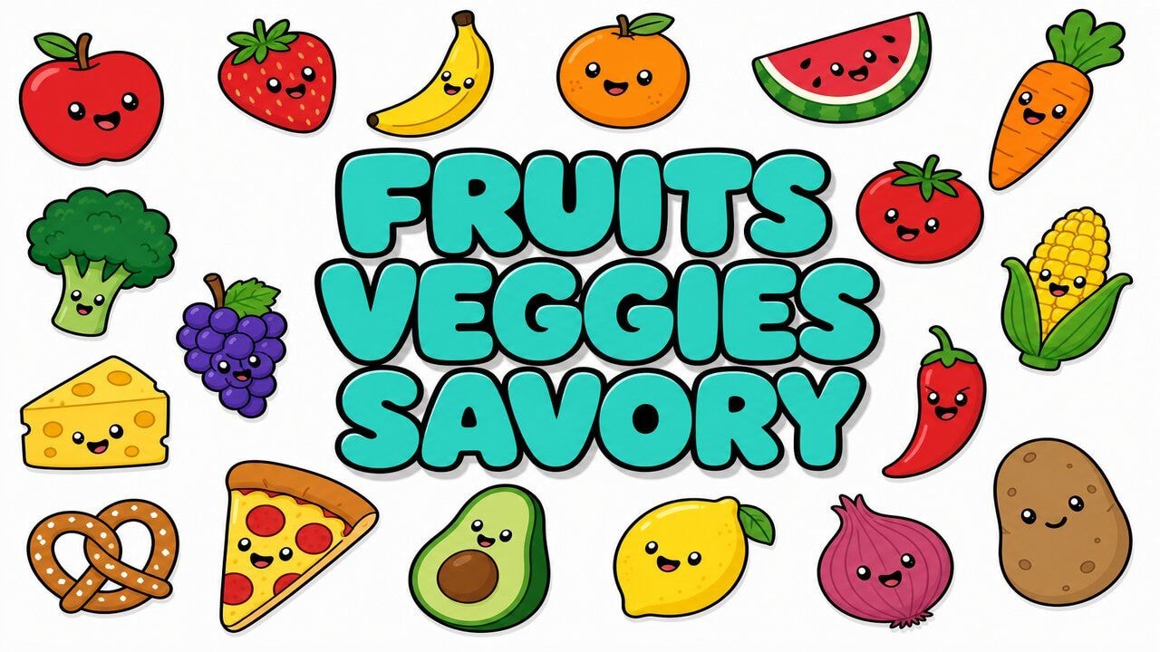 Fruits Veggies Savory custom cursor collection preview