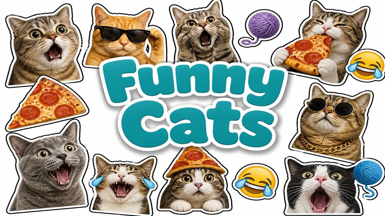 Funny Cats Memes custom cursor collection preview