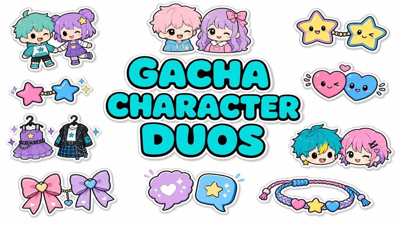 Gacha Life Character Duos custom cursor collection preview