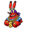 Gangsta Mr. Krabs Cursor pointer cursor